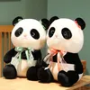 25/38 cm Schöne Cartoon Fliege Panda Plüsch Spielzeug Kawaii Puppen Super Nette Nationalen Schatz Kissen Gefüllt für kinder Mädchen