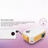 A10 Home Mini Projecteur Portable 1080P Haute clarté de 100 pouces LED Screen Video Film Video Projecteurs USB