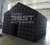 Commercial Black Portable mobile night club Inflatable Cube Party Tent nightclub