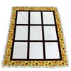 Sublimation Sunflower Panels Blanket 50*60inch Thermal Transfer Blankets Heat Printing Flannel Sofa Cover