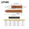Bracelet en cuir véritable cuir suédé 18mm 20mm 22mm 24mm bracelets accessoires dégagement rapide UTHAI G04 G220420