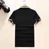 designer Stripe Polo Shirt T koszule wąż polo pszczoły kwiatowe męskie mody High Street Fashion Horse Polo Luksusowa koszulka#8552