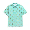 2020 Holiday Hawaiian Shirt Men New Fashion Casual Beach Seaside Summer Shirts For Men Fruit Pineapple Print Blue Top Clothes LJ200925