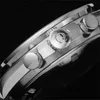 N1 Montre de Luxe Mens Watches 42mm 3861 Kronograf Hareketi Çelik Kılıf Deri Kayış Lüks Saat Tasarımcı Saatler Bilek saatleri