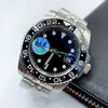 Watchsc- Heren automatisch mechanisch horloge Optioneel waterdichte saffier zweefvliegsluiting 41 mm stalen polswa lichtgevende keramische schaalcirkel