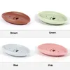 Silicone Soap Dishes Bathroom Drain Soaps Box Brush Kitchen Sponge Storage Dish Desktop Floor Ceramic Tile Cleaning Brush BH6409 WLY