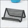 Andra märkningar Tagging Supplies Retail Services Office School Business Industrial Metal Mesh Card Holder STAND FÖR Desk Holders Collection