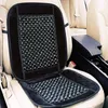 Coprisedili per auto 35x17 pollici Fodera in velluto di peluche con perline di legno Cuscino comfort premium Massaggio fresco Accessori per interni auto