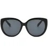 Lunettes de soleil rétro de luxe pour femmes grand cadre rond lunettes de soleil design Uv400 Protection hommes nuances