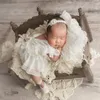 Ensembles de vêtements Born Baby Girls Pography Props Outfits Lace Romper Bodys Boy Po Picture Shoot PropClothing