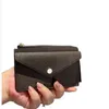 Designer Wallet Fashion Womens Mini Zippy Organizer Bag Credit Card Holder Coin Purse Key Pouch Purses Keychain Bags Clutch Wallet254t