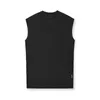 Summer Sport Vest Solid Color Printed Sleeveless Breathable Men's T-shirt