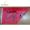 MiLB Lansing Lugnuts Drapeau 3 * 5ft (90cm * 150cm) Polyester Bannière décoration volant maison jardin Festive cadeaux