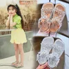 Summer children Shoes For Girls Princess Flower Diamond Baby Sandals kids Nonslip Sandalias 220607