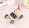 DIY Wind Power Car Small Production Science and Technology Educational Model Gemonteerd Speelgoed Creatieve Nieuwheid Geschenken voor kinderen