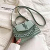 HBP Crossbody Bag Luxury Letter ketting S voor vrouwen gestreepte pu lederen schouderhandtas damesbeurzen en handtassen 2022 Fashion Trend 220727