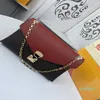 High quality luxury brand ladies fashion shoulder bag designer tote chain letter print messenger handbag European and American wild#15