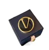 Lüks 18K Altın Takı Büyük Pimler Büyük Çember Marka Broş Erkekler için En İyi Tasarımcı Takı Broşları Zarif Bayan Düğün Takı Broş Hediye Kutusu