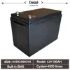 Deep Cycle 12V Lifepo4 Battery Pack 100ah 200ah 300ah 12.8v بطاريات ليثيوم أيون قابلة لإعادة الشحن لعربة الجولف ذات الطاقة الشمسية