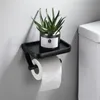 Paslanmaz Çelik Tuvalet Banyo Duvar Montajı Kağıt Telefon Tutucusu Rula Rulo Raf Aksesuarları 220611