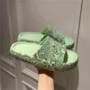 Frau modische Streetwear-Hausschuhe Feste Farbe Einfache Hausschuhe Anti-Rutsch-Badezimmer-Hausschuhe für Frauen Mädchen Minimalistische Sandalen G220520