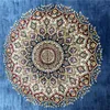 Mattor 3'x12 'handgjorda persiska mattor blå blommig eunner matta heminredning lång trappkarpeter