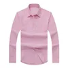 nouvelle chemise en coton à manches longues pour hommes d'automne et d'hiver pur hommes casual POLOshirt mode chemise Oxford marque sociale vêtements lar