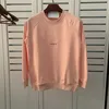 مصمم قميص من النوع الثقيل للرجل النسائي Crewneck أسود عارضات أبيض أبيض هوديي رسائل عالية الجودة طباعة أزياء طويلة الأكمام أزياء أعلى الهيب هوب