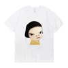 Camiseta con estampado de Yoshitomo Nara No quiero crecer Camiseta de algodón de verano Hombres Mujeres 10 colores Camisetas de manga corta 220708