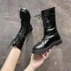 botas de outono preto