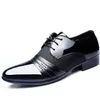 مصمم-إيطالي أحذية للرجال أنيقة الرجال أحذية الرجال الأعمال الزفاف buitso الأسود براءات الاختراع الجلود حجم كبير بورجوندي 47 48 zapatos hombres
