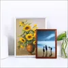 Aluminium legering foto d verjaardag cadeau decoratie muur frame decoratie wall persoonlijke pos kan worden aangepast 220615