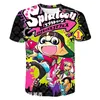 T-shirt da uomo T-shirt da donna estiva da cartone animato divertente stampata in 3D Splatoon Hipster T-shirt per bambini da uomo