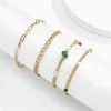 Pulseira de cadeia de contas em camadas boho para correntes de jóias de feiticeiras de tornozelo para feminino