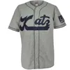 Xflsp GlaA3740 Kansas City Katz 1961 Road Home Jersey 100% Broderie Cousue Maillots De Baseball Vintage Personnalisé N'importe Quel Nom N'importe Quel Nombre Mne Femmes Jeunesse