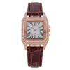 Fashion Womens Quartz Iced Out Watches Wristwatches for Women Ladies Pin Buckle Watch M0672