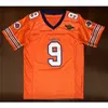 NIKIVIP verzending van US Bobby Boucher 9 The Water Boy Movie Men Football Jersey gestikt Black S-3XL Hoge kwaliteit Vintage