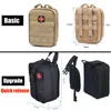 Molle Pouch EDC Bag Medical EMT Tactical Kits de primeros auxilios al aire libre Pack de emergencia IFAK Campe Bolsa de caza
