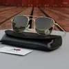 Gafas De Sol AO Pilot Men Vintage Retro Aviation Gafas De Sol American Optical Eyewear Original Box Case Gafas De Sol Hombre Belo22