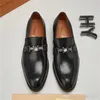 A2 2022 24 style design chaussures habillées mode hommes noir en cuir véritable bout pointu hommes affaires Oxfords messieurs voyage marche confort décontracté taille 6.5-11