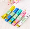 500pcs 60 inch 150cm Double-Scale Double Sides Soft Tape Measure Body Measuring Tailor Ruler sewing Tool Flat mixed Colors