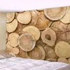 大きな木製のカーペットの壁吊り木の栽培写真サイケデリックカーペット美学芸術自由and壁装飾ベッドルームマンダラファブリックカーペットJ220804