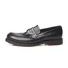 Designer de luxo Sapatos planos para homens tênis masculino Black Brown Slip-On Sloafers Vulcanize Shoes