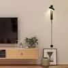 Lampada da parete Lampade Led Interna Rotazione Dimmer Interruttore Luce Moderna Stai Deco Sconce Soggiorno Lampada da comodinoParete