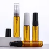 Mini bouteille vide en verre vaporisateur de 5ml, bouteille d'échantillon d'huile essentielle LK00106