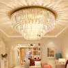 LED Modern Crystal Ceiling Lights Fixture American Golden Ceiling Lamp European Art Deco Shining Hanging Droplight Bedroom Dining Living Room Home Indoor Lighting