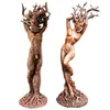 Forest Goddess Statue God Of Tree Resin Figurine Garden Sculpture Home Handicraft Ornaments Collecting s 220817