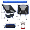 Fishing Barbecue Portable Ultra Light Folding Outdoor Travel Camping Beach Hiking Picnic Seat Tool Chair 220609