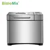 Biolomix Machine à pain automatique en acier inoxydable 1 kg 19 en 1 650 W Machine programmable avec 3 tailles de pain Distributeur de fruits et de noix 220721