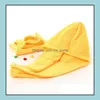 Microfiber Quick Dry Shower Hair Caps Towel Magic Super Absorbent Dryhairtowel Drying Turban Wrap Hat Spa Bathing Cap Yw140-Wll Drop Deliver